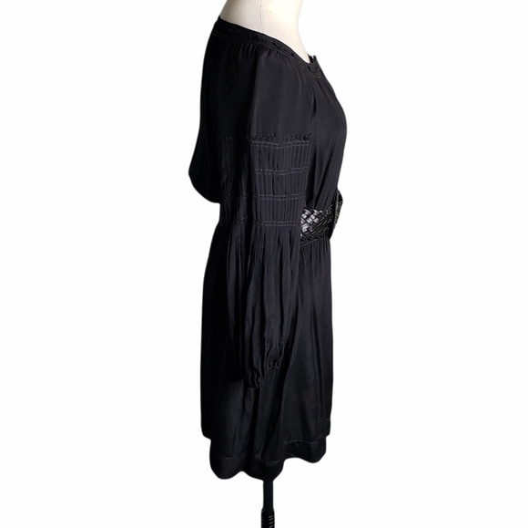 Boho Peasant Romantic Poet Pleated Sleeves Woven bel… - Picture 9 of 14